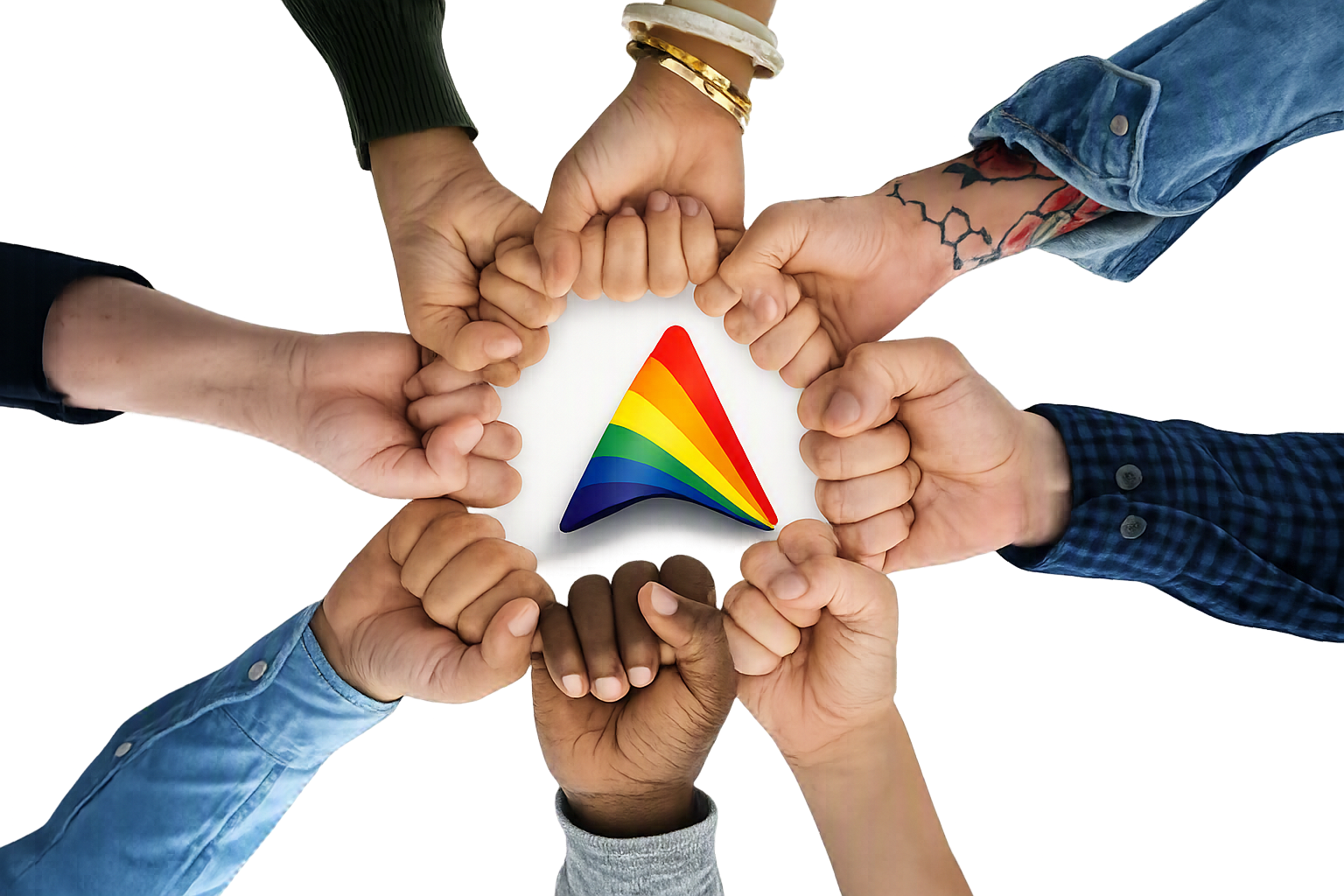 Unity hands representing Spectrum Alliance
